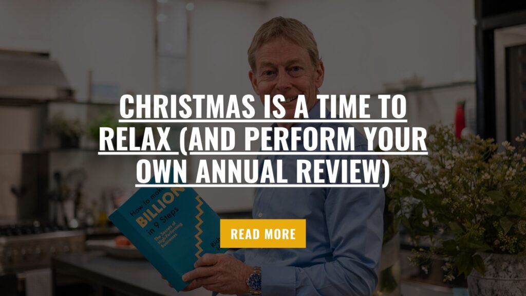 Christmas is a time to relax
